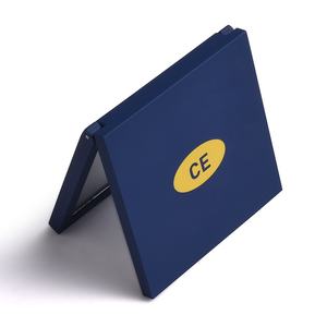 Hot Selling Square Blue Travel Pocket Foldable Cosmetic Makeup <b>Mirror</b> - Product Image 5