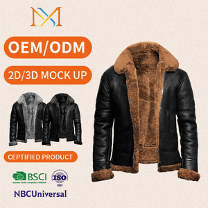 Nuovo <span class=keywords><strong>Cappotto</strong></span> da <span class=keywords><strong>Uomo</strong></span> Foderato in <span class=keywords><strong>Pelliccia</strong></span>, Giacca Lunga in Pile Ispessito, Vendita all'Ingrosso - Product Image 5