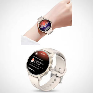 Montre connectée HKSF H80 entièrement sertie de diamants, écran AMOLED 1,6 pouces, 3 Go + 32 Go, carte SIM, appareil photo, Android, 850 mAh - Product Image 4