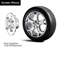 Équilibreuse de roues dynamique pour pneus de voiture de petite et moyenne taille, manuelle et portable, machine de réparation automobile précise pour l'alignement des roues