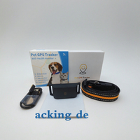 Collier GPS pour animaux de compagnie indispensable avec suivi de localisation en temps réel 4G LTE, suivi intelligent de la santé et de l'activité, étanche pour la randonnée
