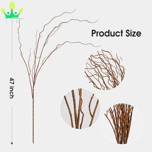 Cây liễu nhân tạo chi nhánh sống động như thật xoăn liễu cành cây và các chi nhánh cho lọ cao Phụ cửa hàng Vườn Văn phòng trang trí nội thất - Product Image 4