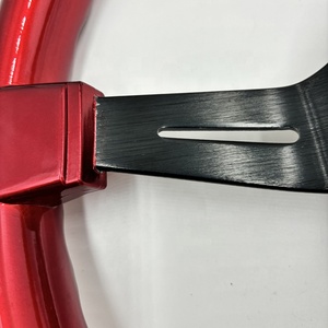 Volante Deportivo Universal ABS Rojo de 14 Pulgadas y 7 cm de Profundidad, Estilo JDM - Product Image 3