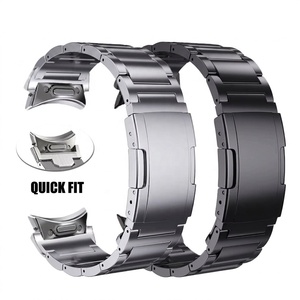 Bracelet de montre en titane pour Galaxy Watch 8 Classic 43/47mm 40/44mm 5Pro 45MM, boucle magnétique légère, bracelet de remplacement durable - Product Image 1