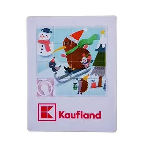 Goedkope Custom Plastic Sliding Puzzel Spel Met Logo