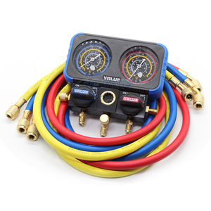 เครื่องมือชาร์จน้ำยาทำความเย็นความแม่นยำสูง Feiyue Mechanical Dual Gauge VRM2-B-0401 สำหรับระบบ HVAC - Product Image 2
