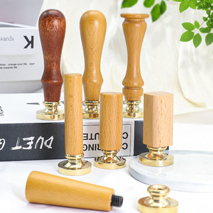 <span class=keywords><strong>Série</strong></span> Saint-Valentin de l'usine : Tampon à cire personnalisable en bois et métal pour invitations de mariage – Tête de sceau « Douce <span class=keywords><strong>Confession</strong></span> » - Product Image 6