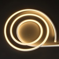 Lampu Strip LED Neon Flex 24V Silikon Persegi 10x10mm Kecerahan Tinggi Profesional Tanpa Titik Cahaya Linear Dekorasi Proyek IP65/67/68