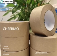 Ruban de masquage imperméable inscriptible en papier kraft recyclable et respectueux de l'environnement pour l'emballage