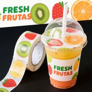 Film d'étanchéité pour tasses à thé à bulles en PP alimentaire facile à décoller couvercle thermoscellable design anti-fuite pour collations jus/boissons chocolat - Product Image 5