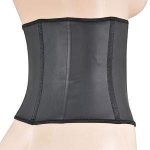 Latex Taille Formateur En Acier Désossé Corps Shaper Underbust Corset Cinchers Minceur Ceinture Ceinture - Product Image 6