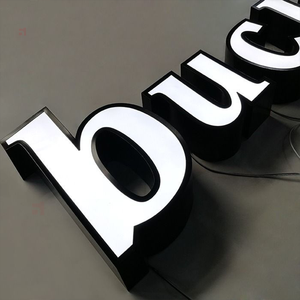 Plaques d'adresse 3D LED, enseignes de numéro de maison, lettres en aluminium pour extérieur/intérieur, couleur or, étanches IP65, montage mural, pour voiture - Product Image 1