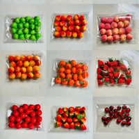 Simulatie Mini Fruit- en Groentemodel Woonkamer Keuken Decoratie Props Kunstmatige Kleine Fruit- en Schuimgroenten Fruit Thuisdecoratie