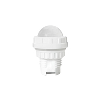 Sensor Gerak PIR HNB132PIR IP65 Ukuran Kecil Silvair Mesh Kontrol Aplikasi BLE Zhaga Book20 Peredupan Tiga Tingkat 12-24V DC Jangkauan 6-8m