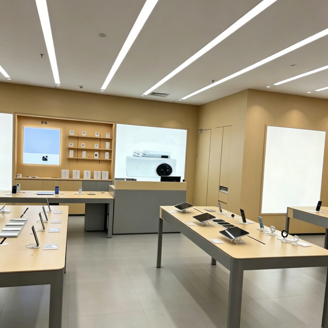 Mobile Phone Store Wood Display Table Electronic Demo Counter Cash Desk Accessory Wall Cabinet Full Shop Furniture