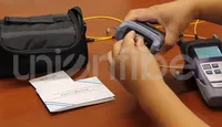 Compteur de puissance optique portable avec localisateur visuel de défauts (VFL) intégré 800-1700nm, connecteur FC/SC/ST, OPM pour FTTH et télécommunications