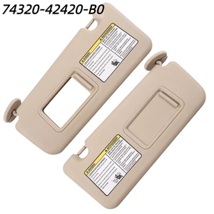 Pare-soleil de <span class=keywords><strong>voiture</strong></span> 74320-42420-B0 avec miroir de maquillage pour Toyota RAV4 2003-2005 LHD, accessoires de <span class=keywords><strong>voiture</strong></span> - Product Image 3