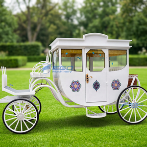 Charrette royale de luxe de haute qualité pour chevaux, chariot à chevaux en forme de citrouille pour parcs et attractions - Product Image 1