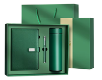 Ensemble de luxe en acier inoxydable pour bureau : carnet personnalisé, stylo et bouteille isotherme avec emballage cadeau ODM OEM