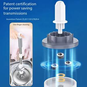 מערכת ניקוי רצפות יוקרתית עם דלי סחיטה מסתובב 360 מעלות, ידית טלסקופית ו-4 גלגלים, ישירות מהמפעל - Product Image 4