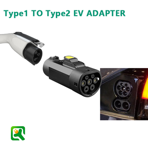 Nouveau convertisseur de charge de voiture électrique AC 32A Type 1 vers Type 2 Adaptateur de <span class=keywords><strong>chargeur</strong></span> de véhicule électrique avec connecteur J1772 vers Type 2 <span class=keywords><strong>Chargeur</strong></span> de véhicule électrique <span class=keywords><strong>16A</strong></span> nominal - Product Image 5