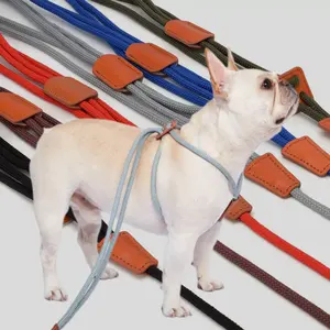 Escape Resistant Pet Harness Lead Reduces Pull Dog Harness Leash