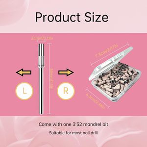 Professionnel 120 #   180 #   240 #   Mini-bandes de ponçage pour manucure et pédicure, ongles en acrylique personnalisés, gel - Lot en gros avec emballage en boîte - Product Image 3