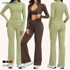 LORISOW, la Mejor Chaqueta Deportiva <span class=keywords><strong>de</strong></span> Manga Larga <span class=keywords><strong>para</strong></span> <span class=keywords><strong>Mujer</strong></span>, <span class=keywords><strong>Ropa</strong></span> Deportiva, Conjuntos <span class=keywords><strong>de</strong></span> Yoga <span class=keywords><strong>para</strong></span> <span class=keywords><strong>Mujer</strong></span>, con Chaqueta - Product Image 1