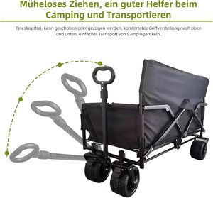 Vente en gros d'usine, détails ergonomiques réfléchis, sac isotherme <span class=keywords><strong>de</strong></span> jardin d'extérieur détachable <span class=keywords><strong>de</strong></span> 31 L, <span class=keywords><strong>chariot</strong></span> <span class=keywords><strong>de</strong></span> <span class=keywords><strong>plage</strong></span> <span class=keywords><strong>pliable</strong></span> 3 en 1 <span class=keywords><strong>de</strong></span> 500 LBS - Product Image 5