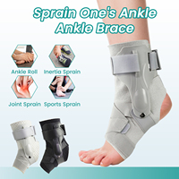 Attelle de soutien de cheville de sport à sangle réglable avec orthèse de protection pour l'arthrite ou les blessures Protecteur de pied confortable