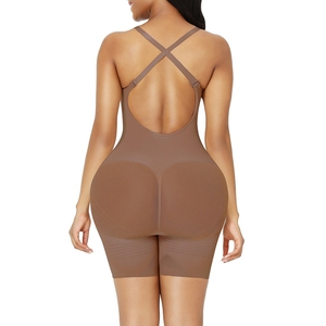Hexin Nouvelle conception de vêtements de compression sans couture pour femmes, taille haute, contrôle du ventre, rehausseur de fesses, body sculptant complet - Product Image 2