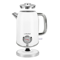Bouilloire électrique avec indicateur de température Bouilloire électrique en acier inoxydable peinte par pulvérisation Bouilloire électrique de qualité supérieure 1,8 L