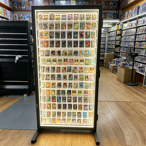 Wholesale LED Lighted <b>Lockable</b> Trading Card Display Rack Acrylic Card Collection <b>Storage</b> <b>Cabinet</b> For Retail Card Shop - Product Image 1