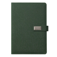 Set de Regalo de Cuaderno Encuadernado con Hilo A4/A5/A6 con Carga Inalámbrica, Diario de Negocios de Cuero PU, Bolígrafo, Artículos de Lujo para Promoción Corporativa y de Oficina