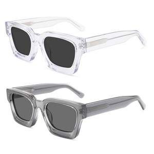 Gafas de Sol Polarizadas de Acetato Unisex, Transparentes, Duraderas, a la Moda, con Logotipo Personalizado, <span class=keywords><strong>Precio</strong></span> de Fábrica, 2024 - Product Image 1