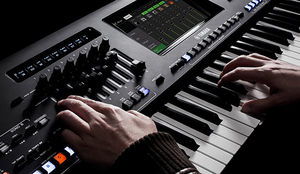 Piano droit 88 touches pour performance scénique professionnelle <span class=keywords><strong>Genos</strong></span>, orchestrateur MIDI, <span class=keywords><strong>clavier</strong></span> en pin coréen - Product Image 3