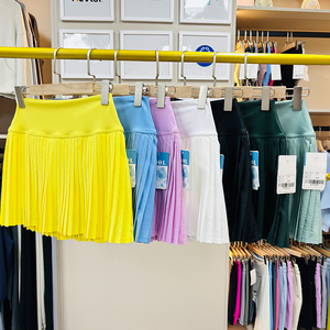 YMR-DK383 Custom OEM AL Yoga Skirt Ladies Cool  Two-piece Anti-exposure Sports Tennis Skirt
