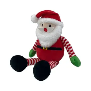 新款圣诞老人毛绒玩具毛绒麋鹿雪人动物娃娃圣诞礼物儿童生日家居装饰