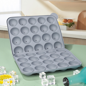 20 Cavity Food Grade Silikon Kuchen form Kreis Lollipop Cupcake Backform Kuchen Pop Stick Form Tablett für Party - Product Image 3