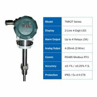 Controlador de Temperatura Inteligente TM27 con Pantalla LED Dual, Transmisor Inteligente, Alarma de Relé de 4 Vías, RS485 Modbus RTU, a Prueba de Explosiones