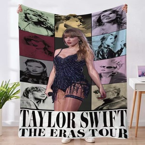Super suave música franela cantante Swifties 3D impreso personalizado Taylor manta Swifty manta pegatina Collage manta regalo - Product Image 5