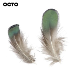 Bricolage 100 pièces 4-8CM cuivre Amherst pour femme, irisé, vert, Bronze, plume de <span class=keywords><strong>faisan</strong></span> doré, Plumage - Product Image 3