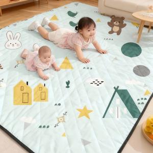 Esterilla de Picnic Impermeable Fácil de Transportar, Rectangular, Estilo Étnico de Dibujos Animados, Plegable para Uso en Interiores y Exteriores, para Todas las Estaciones - Product Image 2