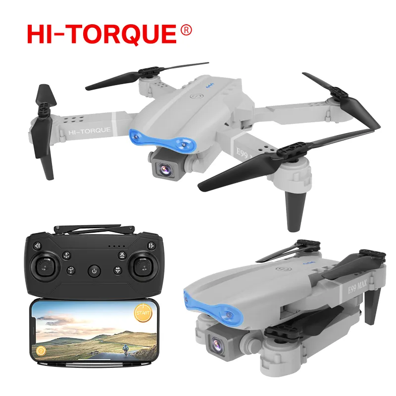 2021 NEW Wide Angle E99 Max Mini Foldable Small Mini Drone Wifi FPV Airplane 4K HD Camera RC Drone Photography Quadcopter Drone