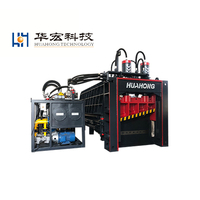 Unité hydraulique horizontale robuste avec structure en acier massif |   Équipement industriel contrôlé par PLC Huahong Q91Y-500