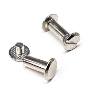 Remache de Acero Inoxidable OEM con Cabeza Redonda - <span class=keywords><strong>Remaches</strong></span> Metálicos Semitubulares de Cabeza Cónica para Encuadernación y Cinturones - Product Image 4