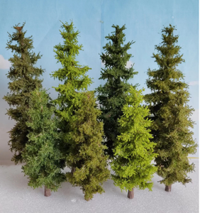 14Cm 21Cm Kiến Trúc Vật Liệu Nhựa Mô Hình Quy Mô Màu Xanh Lá Cây Thông Đàn Cây Cho Diorama Train Bố Trí - Product Image 6
