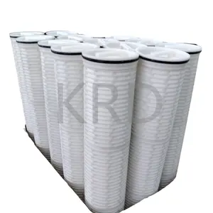 house use 60 inch 6 micron Various specifications and high self-cleaning Pleated Design high flow filter element HFU660GF100J