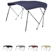 Nouveau Capot Bimini en Aluminium pour Yacht avec Charnière, Tube Rond de 25mm, Étanche, Blanc, 6' 61''-66''x46'', Shandong Chine