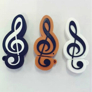 Bán buôn Quảng Cáo Sáng Tạo phim hoạt hình âm nhạc Lưu ý USB Flash Drive PVC âm nhạc Quà Tặng USB Flash Drive USB <span class=keywords><strong>Memory</strong></span> Stick dễ thương Đồ chơi - Product Image 4